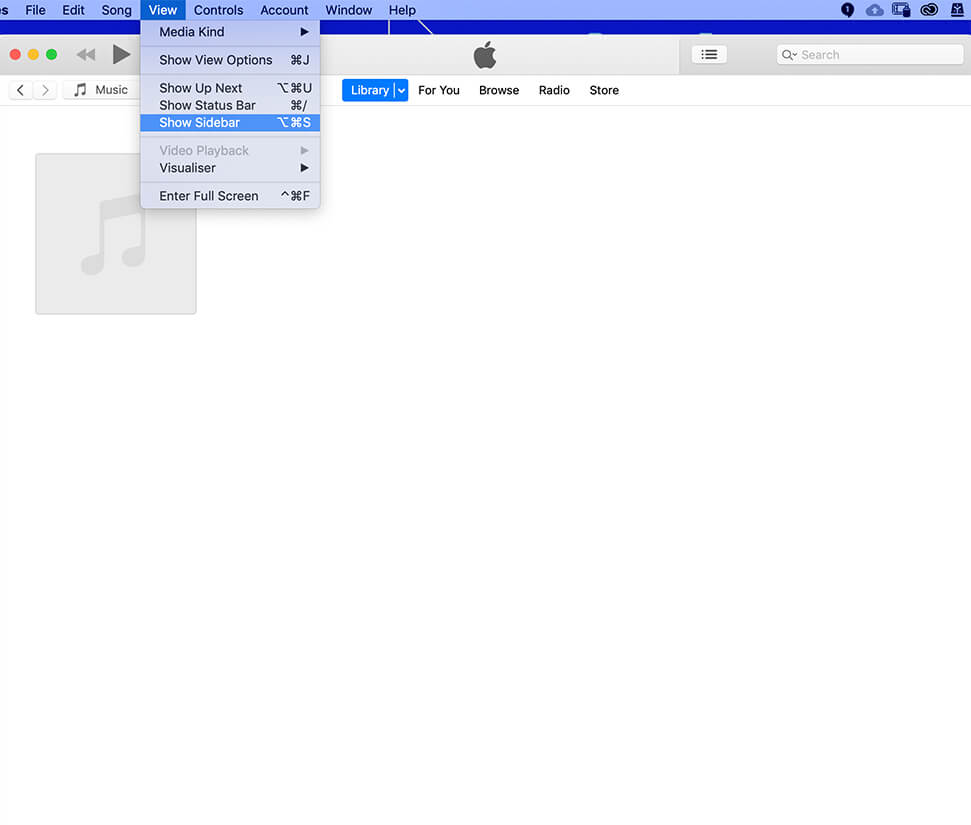 iTune - Open Click View