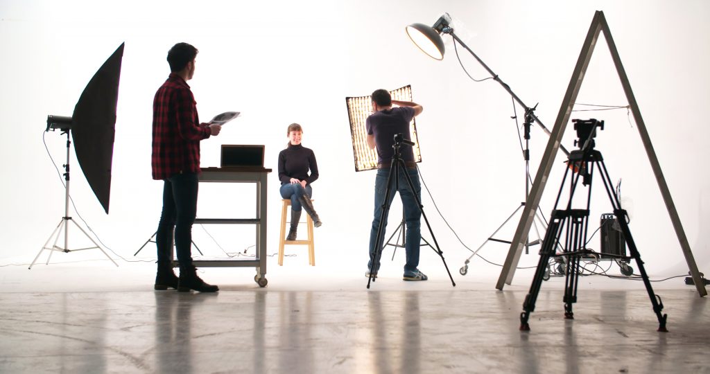 Camera essentials include lighting kits and other equipment to optimize your subject and finished product.